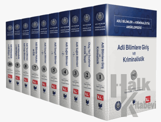 Adli Bilimler ve Kriminalistik Ansiklopedisi (10 Cilt) (Ciltli) - Halk