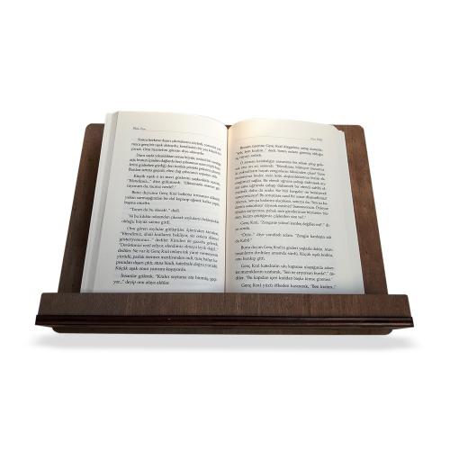 Ahşap Kitap Okuma ve Tablet Standı Model 3