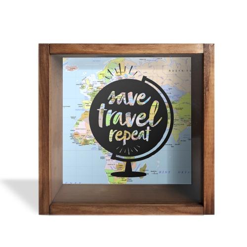 Camlı Ahşap Kumbara Dünya Turu - Halkkitabevi