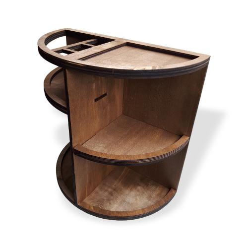 Ahşap Makyaj Standı & Çok Amaçlı Organizer - Halkkitabevi