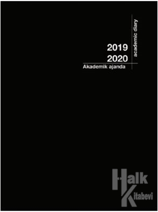 Akademi Çocuk 2019-2020 3055 Akademik Ajanda Siyah - Halkkitabevi