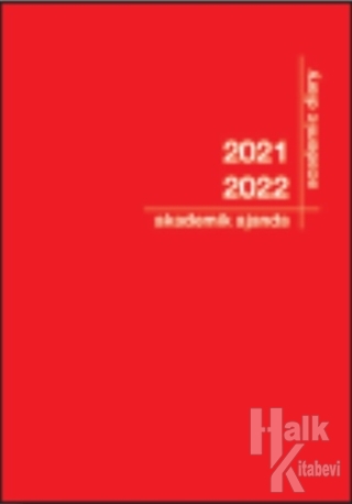 Akademi Çocuk 3078 Akademik Ajanda 2021-2022 Kırmızı - Halkkitabevi