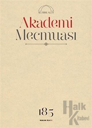 Akademi Mecmuası Sayı: 185 Ocak 2018