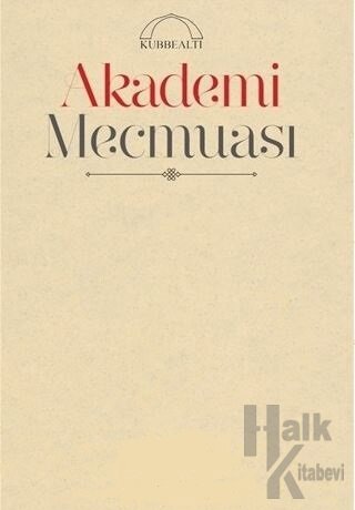 Akademi Mecmuası Sayı: 187 2018 - Halkkitabevi