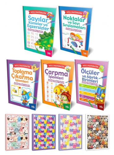 Akıllı Matematik 5li Kitap Seti ve 4 Defter-2
