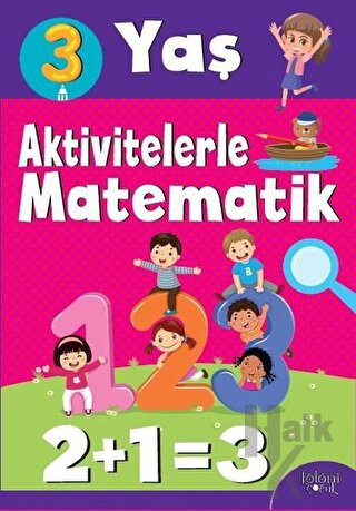 Aktivitelerle Matematik (3 Yaş Kız) - Halkkitabevi