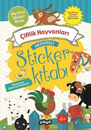 Aktiviteli Sticker - Çiftlik Hayvanları