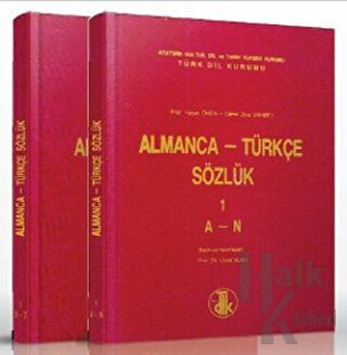 Almanca - Türkçe Sözlük 2 Cilt Takım (Ciltli) - Halkkitabevi