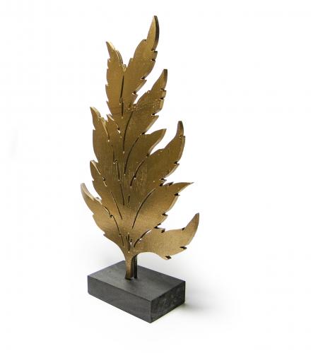 Ayaklı Dekoratif Altın Varak Yaprak - Halkkitabevi