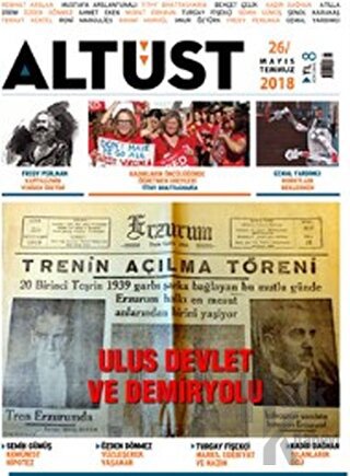Altüst Dergisi Sayı: 26 Mayıs - Temmuz 2018