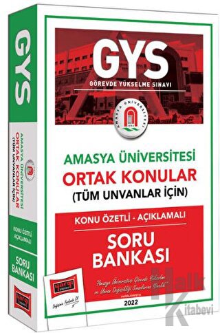 Amasya Üniversitesi GYS Konu Özetli Açıklamalı Soru Bankası