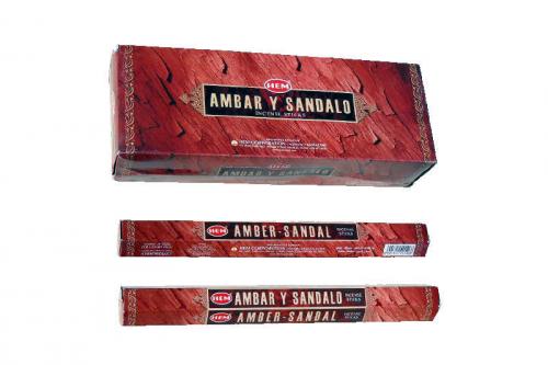 Amber Sandal Tütsü Çubuğu 20'li Paket - Halkkitabevi