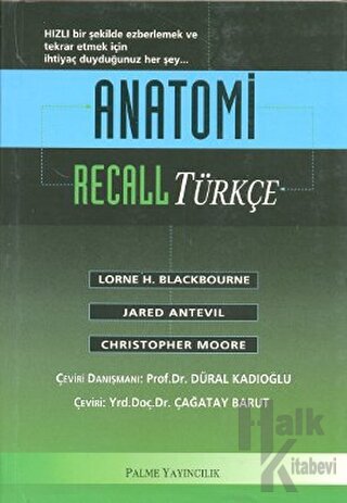 Anatomi Recall (Türkçe) - Halkkitabevi