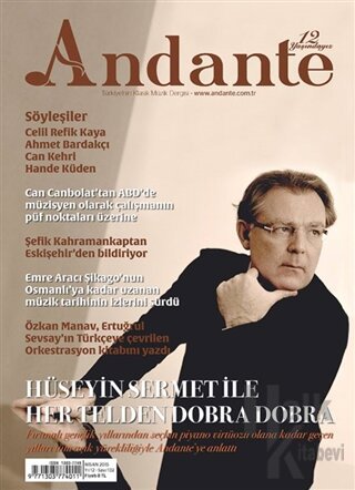 Andante Müzik Dergisi Sayı: 102 Yıl: 12 Nisan 2015 - Halkkitabevi
