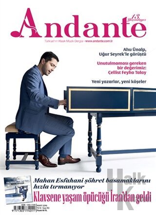 Andante Müzik Dergisi Sayı: 113 Yıl: 13 Mart 2016