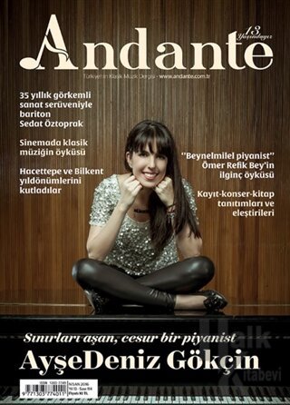 Andante Müzik Dergisi Sayı: 114 Yıl: 13 Nisan 2016