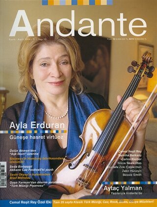 Andante Müzik Dergisi Sayı: 13 Kasım-Aralık 2004 - Halkkitabevi