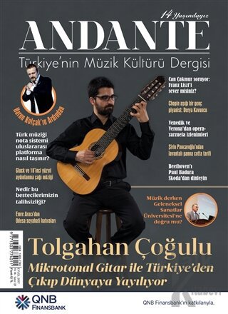 Andante Müzik Dergisi Sayı: 131 Yıl: 14 Eylül 2017