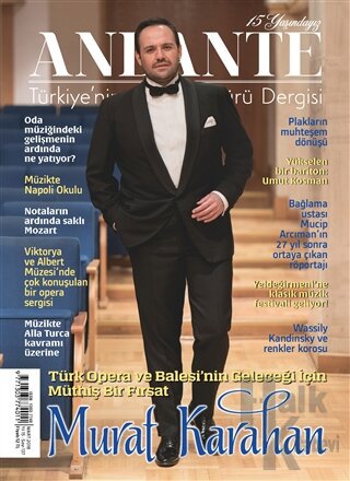 Andante Müzik Dergisi Sayı: 137 Yıl: 15 Mart 2018 - Halkkitabevi