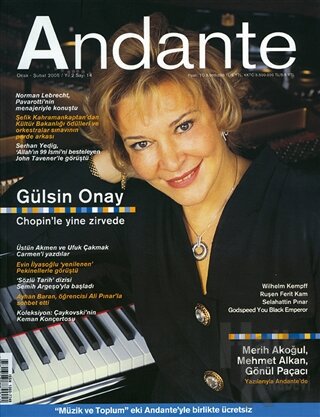 Andante Müzik Dergisi Sayı: 14 Ocak-Şubat 2005 - Halkkitabevi