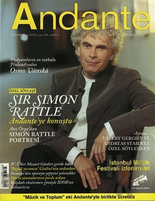 Andante Müzik Dergisi Sayı: 17 (15 Temmuz-15 Eylül) 2005