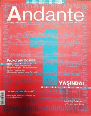 Andante Müzik Dergisi Sayı: 7 Ekim-Kasım 2003