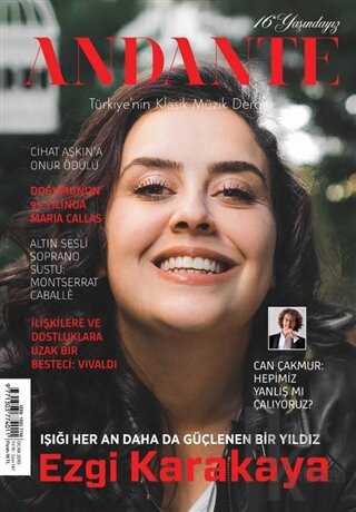 Andante Müzik Dergisi Yıl: 16 Sayı: 147 - Ocak 2019 - Halkkitabevi