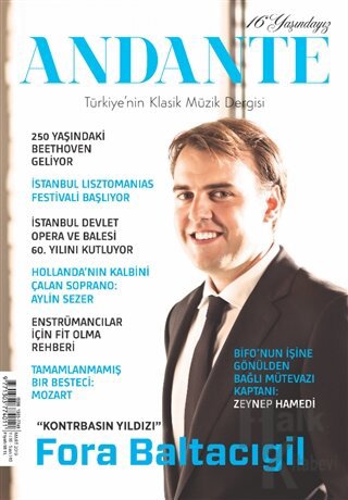 Andante Müzik Dergisi Yıl: 16 Sayı: 149 Mart 2019 - Halkkitabevi