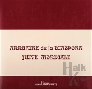 Annuaire de La Diaspora Juive Mondiale (Ciltli) - Halkkitabevi