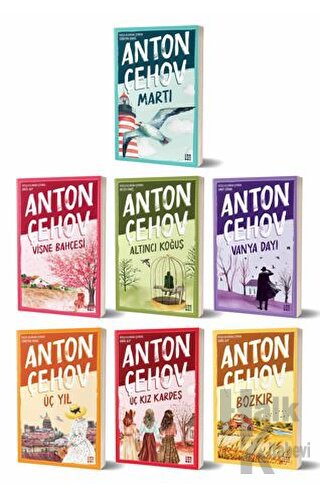 Anton Çehov Seti (7 Kitap Takım) - Anton Pavloviç Çehov Halkkitabevi