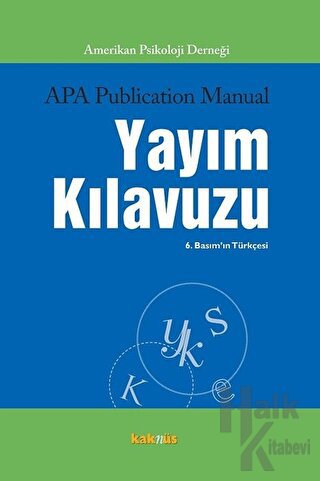 APA Publication Manual Yayım Kılavuzu