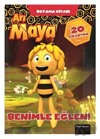 Arı Maya - Benimle Eğlen Boyama Kitabı - Halkkitabevi