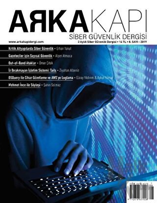 Arka Kapı Siber Güvenlik Dergisi Sayı 8 - Halkkitabevi