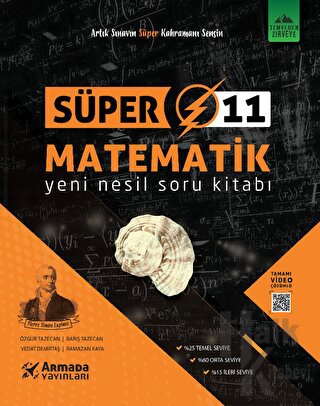 Armada Süper 11.Sınıf Matematik Yeni Nesil Soru Kitabı