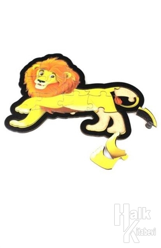 Aslan Ahşap Puzzle 16 Parça