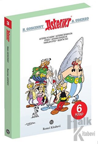 Asteriks Seti - 3 (6 Kitap Takım) - Halkkitabevi