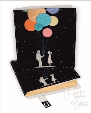 Astronot ve Kız Kitap Kılıfı Kod - L-3322015