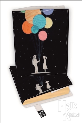 Astronot ve Kız Kitap Kılıfı Kod - S-2919015