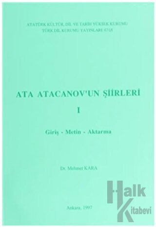 Ata Atacanov’un Şiirleri (2 Cilt Takım)