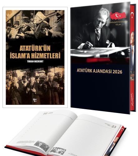 Atatürkün İslama Hizmetleri - Turan Bozkurt ve 2026 Atatürk Ciltli Ajanda