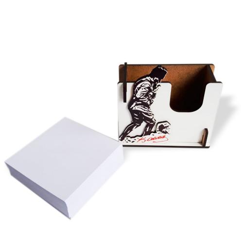 Atatürk Kocatepe'de Baskılı Ahşap Bloknotluk