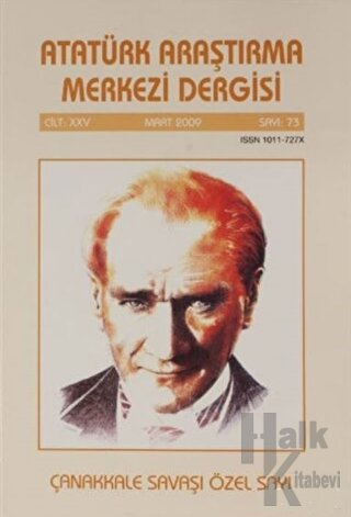 Atatürk Araştırma Merkezi Dergisi Cilt 16 Mart 2009 Sayı 73