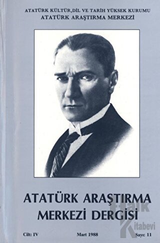 Atatürk Araştırma Merkezi Dergisi Cilt: 4 Mart 1988 Sayı: 11 - Halkkit