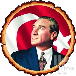 Atatürk Bayrak Bardak Altlığı