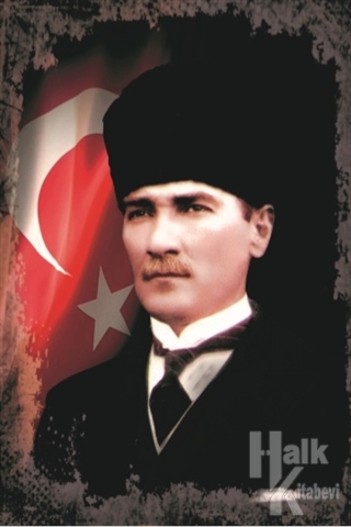 Atatürk Bayrak Poster - Halkkitabevi