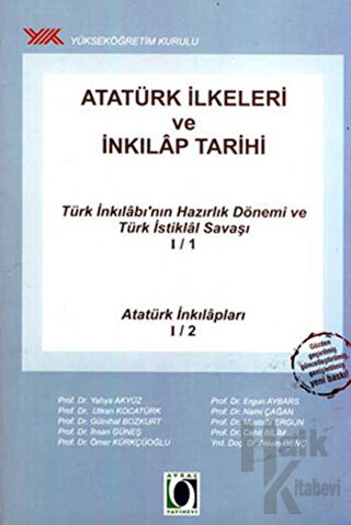 Atatürk İlkeleri ve İnkılap Tarihi - Halkkitabevi