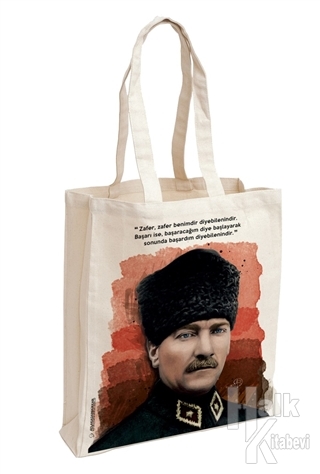 Atatürk (Kalpaklı) - Aforizma Bez Çanta