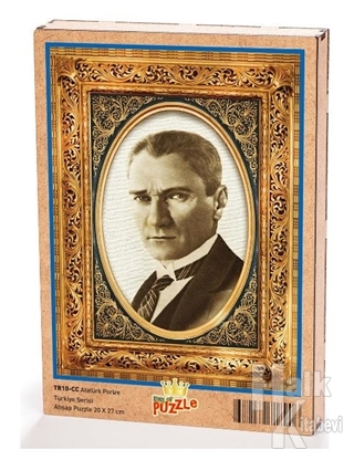 Atatürk Portre Ahşap Puzzle 204 Parça (TR10-CC)