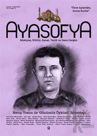 Ayasofya Dergisi Sayı: 9 Aralık-Ocak 2016