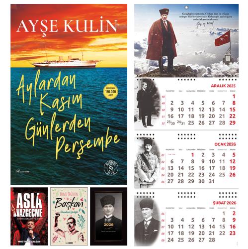 Aylardan Kasım Günlerden Perşembe  - Asla Vazgeçme ve Yalnız Değilsin Başkan - Kalpaklı Ajanda - Sakarya Duvar Takvimi